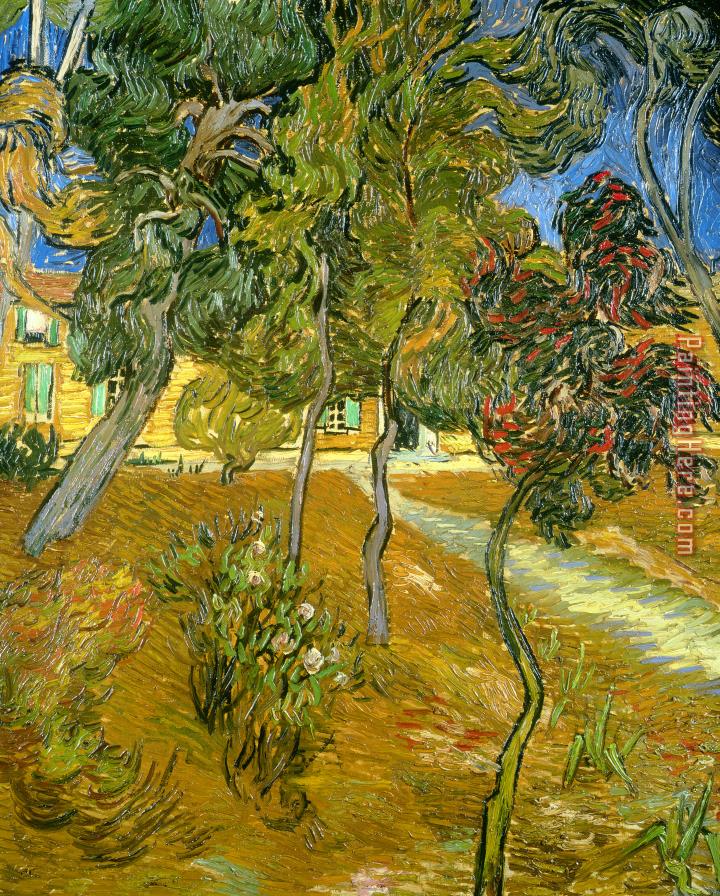 Vincent van Gogh Garden of Saint Paul's Hospital